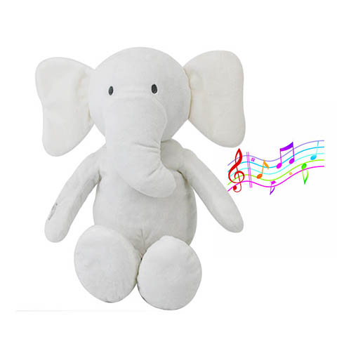 baby toys music 10 Inches Electric Musical Stuffed Animal Cute Soft Cartoon Elephant Plush Toy