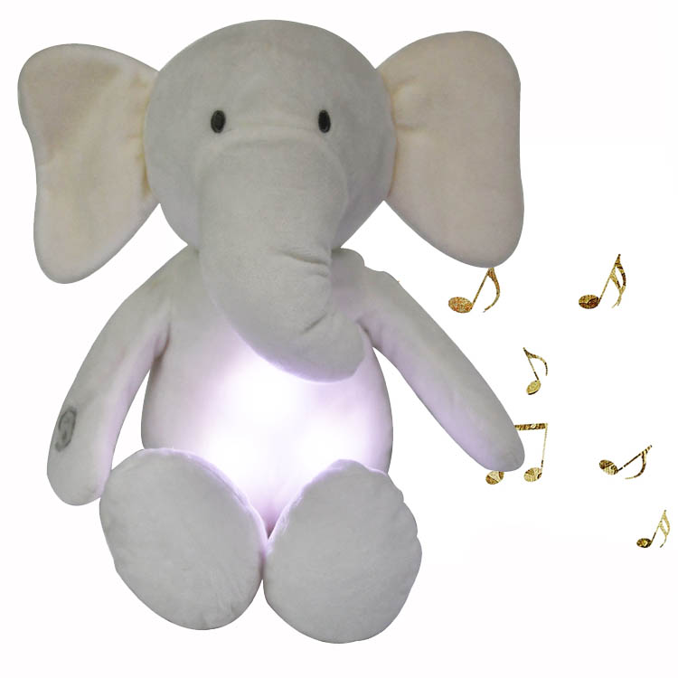 baby toys music 10 Inches Electric Musical Stuffed Animal Cute Soft Cartoon Elephant Plush Toy